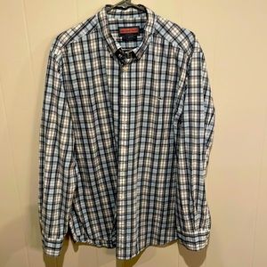 Vineyard Vines blue & white stripe button down
